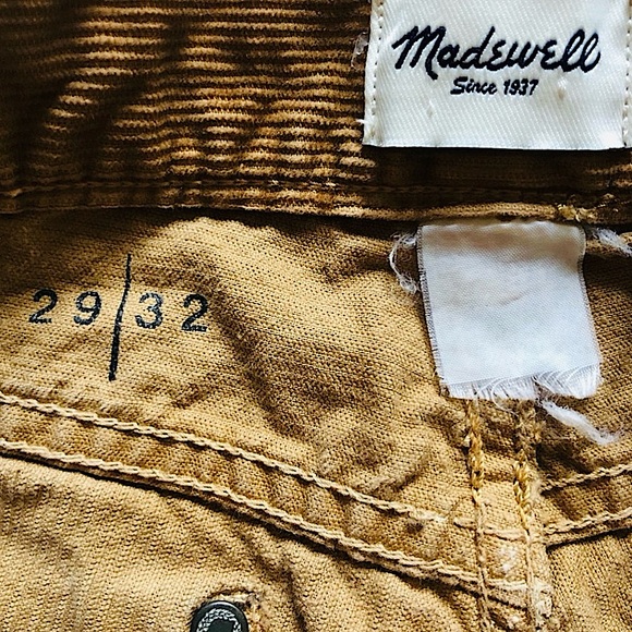 Madewell corduroy pants size 29 - Picture 5 of 12
